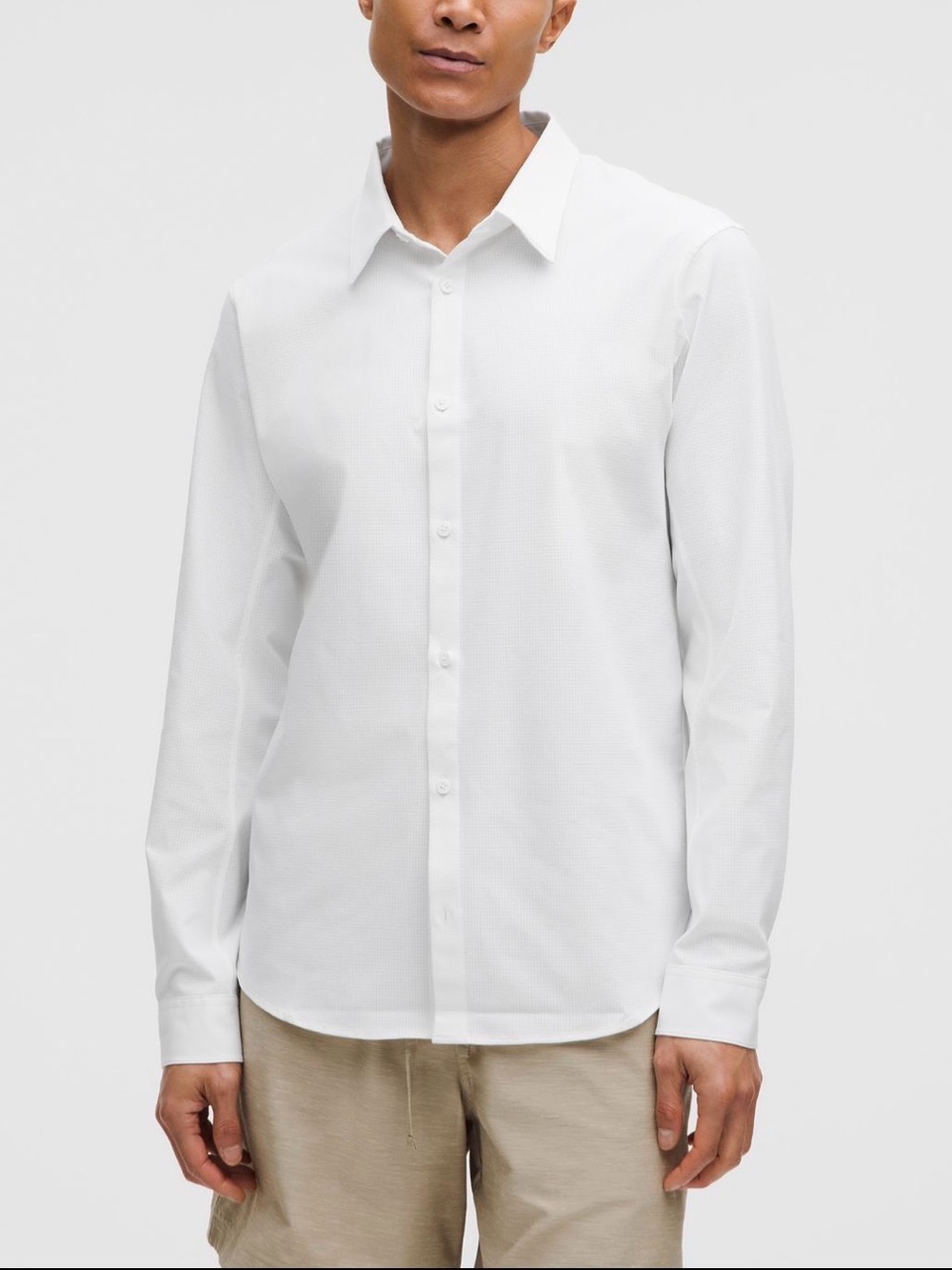 Men’s Lululemon White Button Down Shirt Size S
